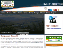 Tablet Screenshot of campawara.com